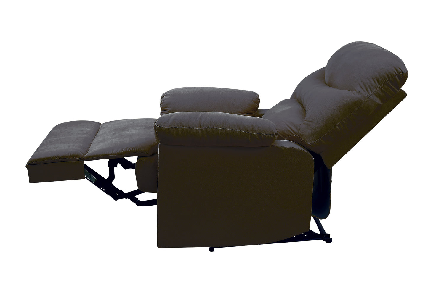 Black Woven Fabric Arcadia Recliner with Motion Mechanism