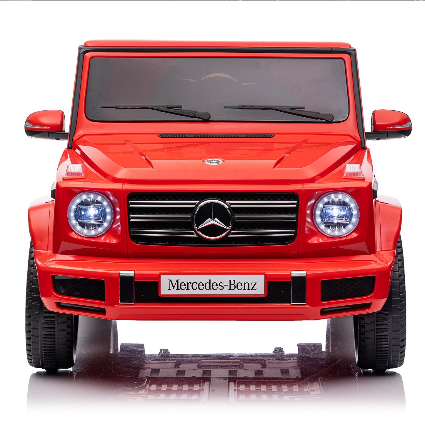 Licensed Mercedes-Benz G500,24V Kids ride on toy 2.4G W/Parents Remote Control,electric car for kids,Three speed adjustable,Power display, USB,MP3 ,Bluetooth,LED light,Three-point safety belt