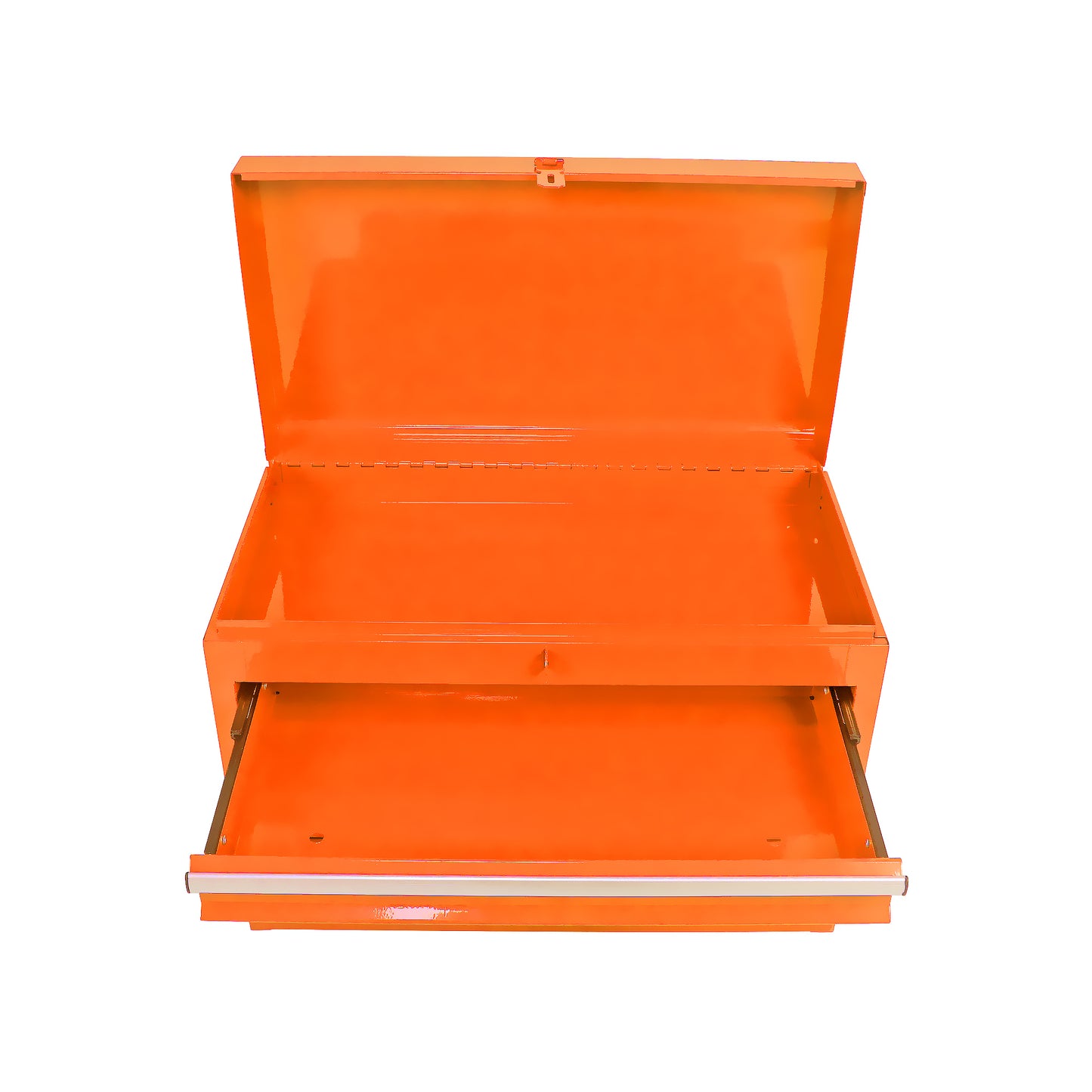 Detachable 5 Drawer Tool Chest with Bottom Cabinet and One Adjustable Shelf--Orange