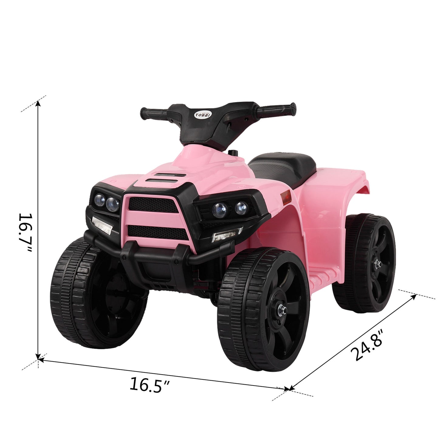 Kids Pink Electric ATV Quad Ride On Car Toy