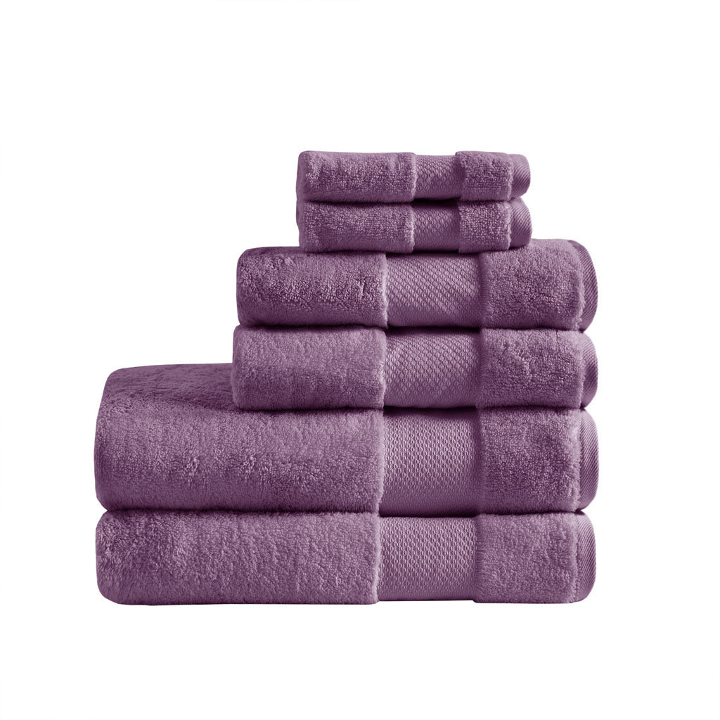 Indulgent Turkish Cotton 6-Piece Bath Towel Set