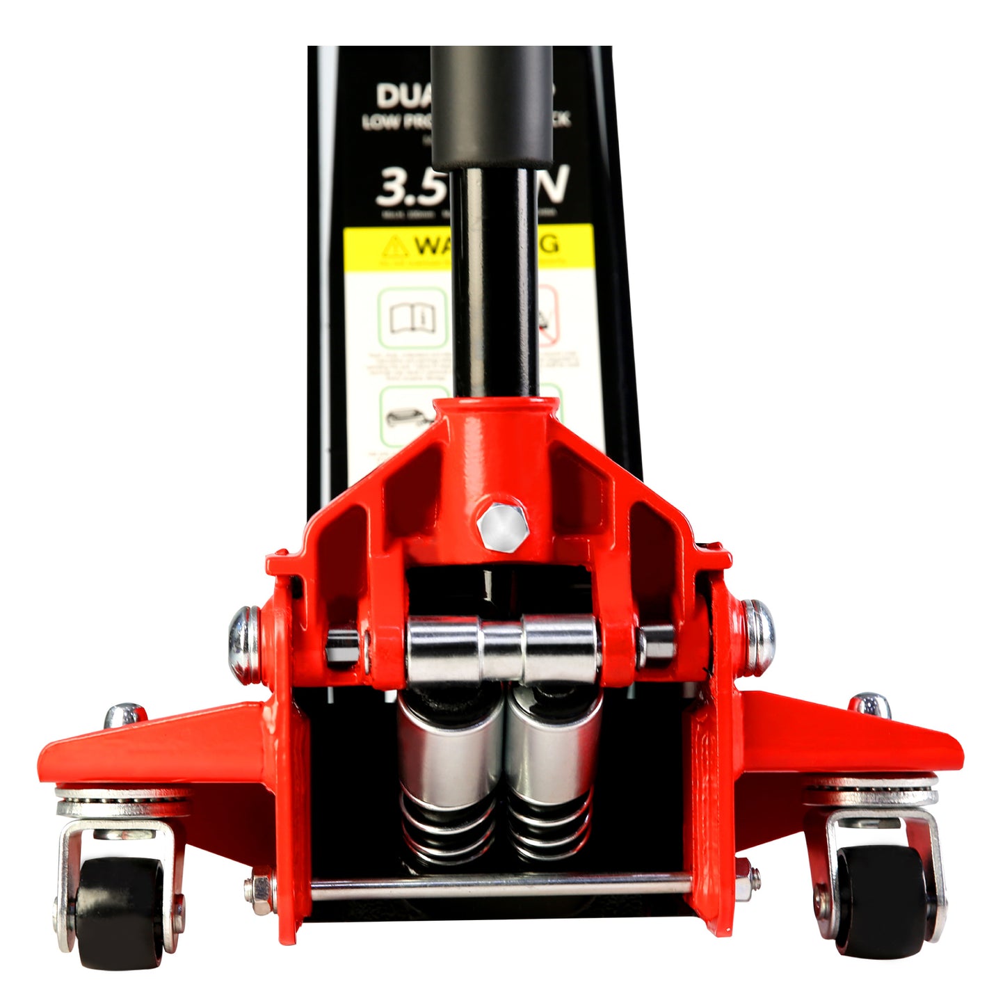 3.5 Ton Racing Floor Jack with Quick Lift Pump and Wide Stance