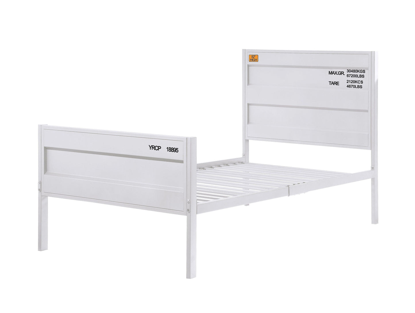 Cargo Twin Bed, White 35900T