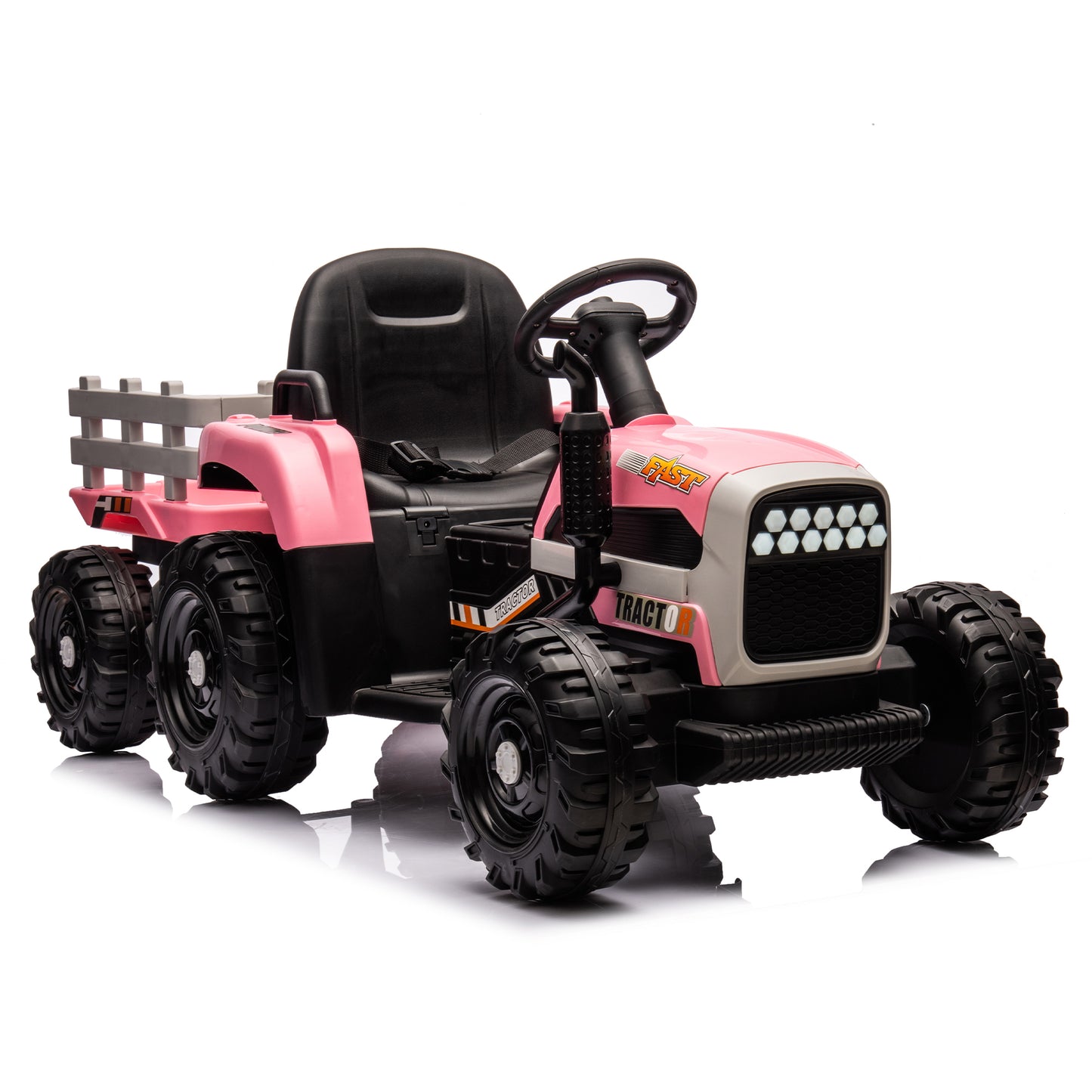 Electric Tractor Toy with Remote Control and Multiple Features