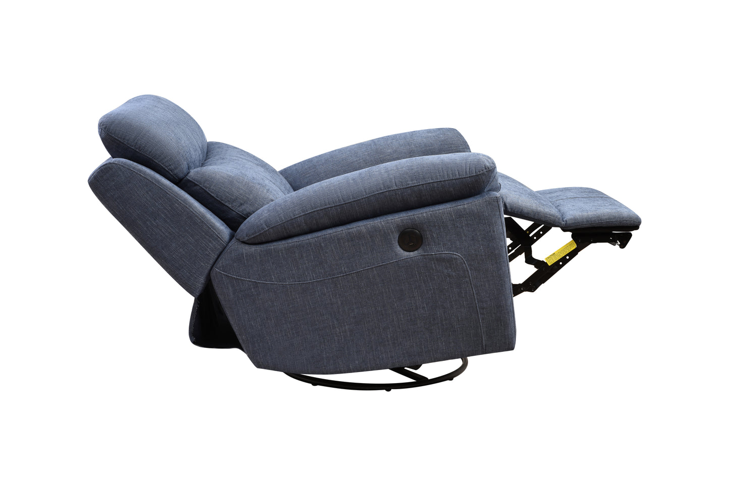 Electric Blue Power Recliner Chair with USB Charging Port