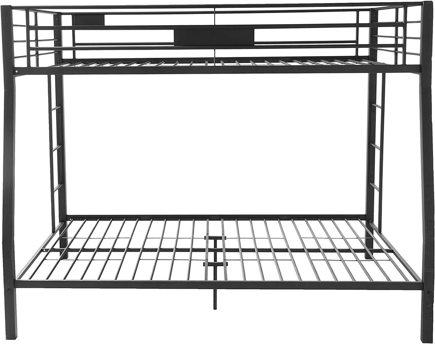 Contemporary Sandy Black Full XL/Queen Metal Bunk Bed