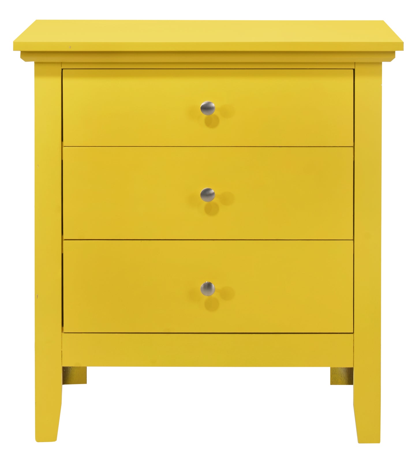 Hammond G5402-N 3 Drawer Nightstand , Yellow