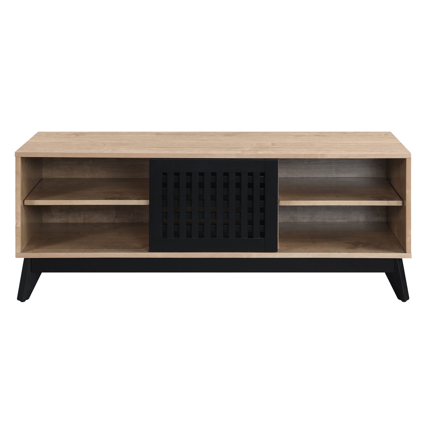 Elegant Oak and Espresso TV Stand LV00858