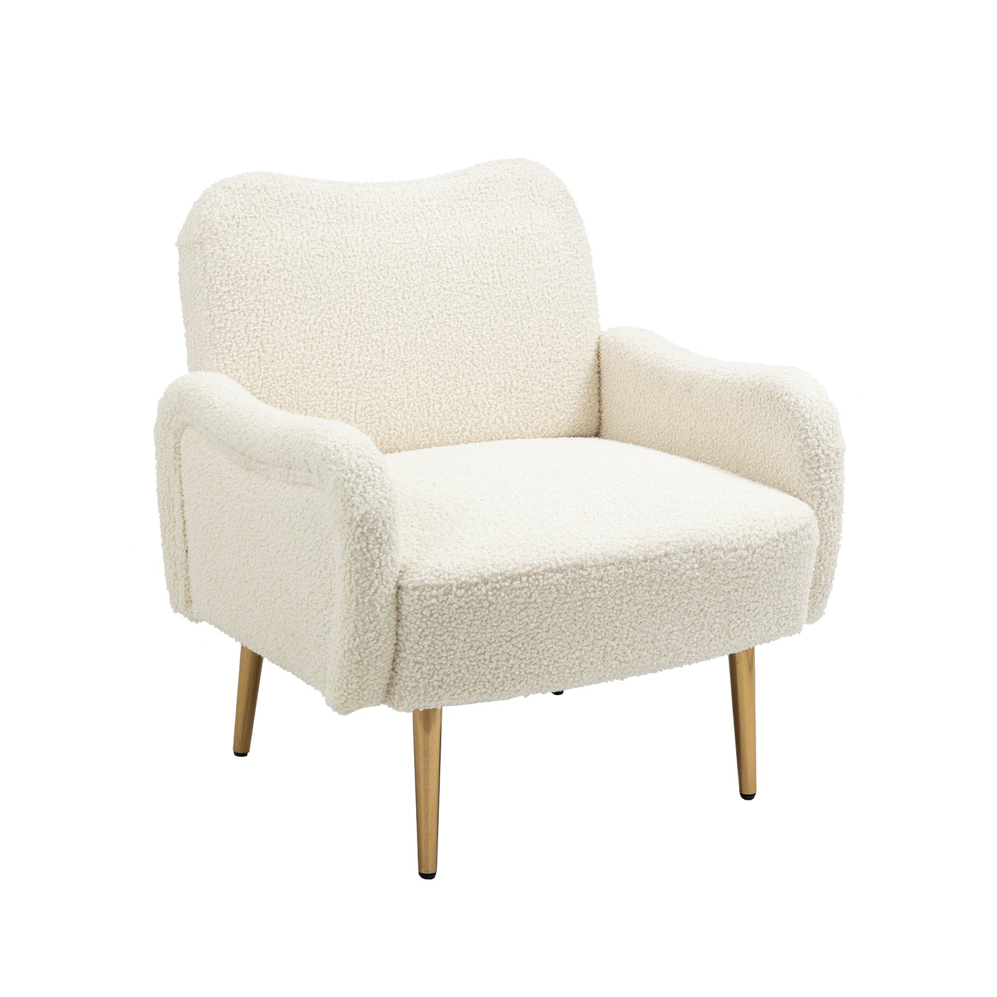 Velvet Chair , Accent  chair/ Living room lesiure chair with metal feet