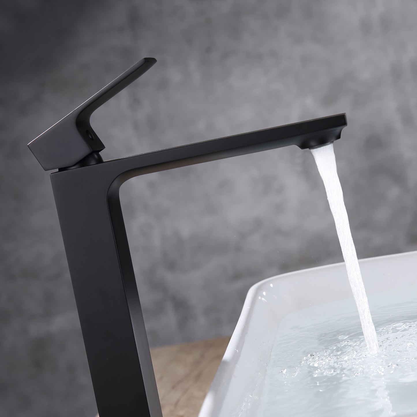 Upgrade Your Bathroom with Our Modern Matte Black Brass Faucet