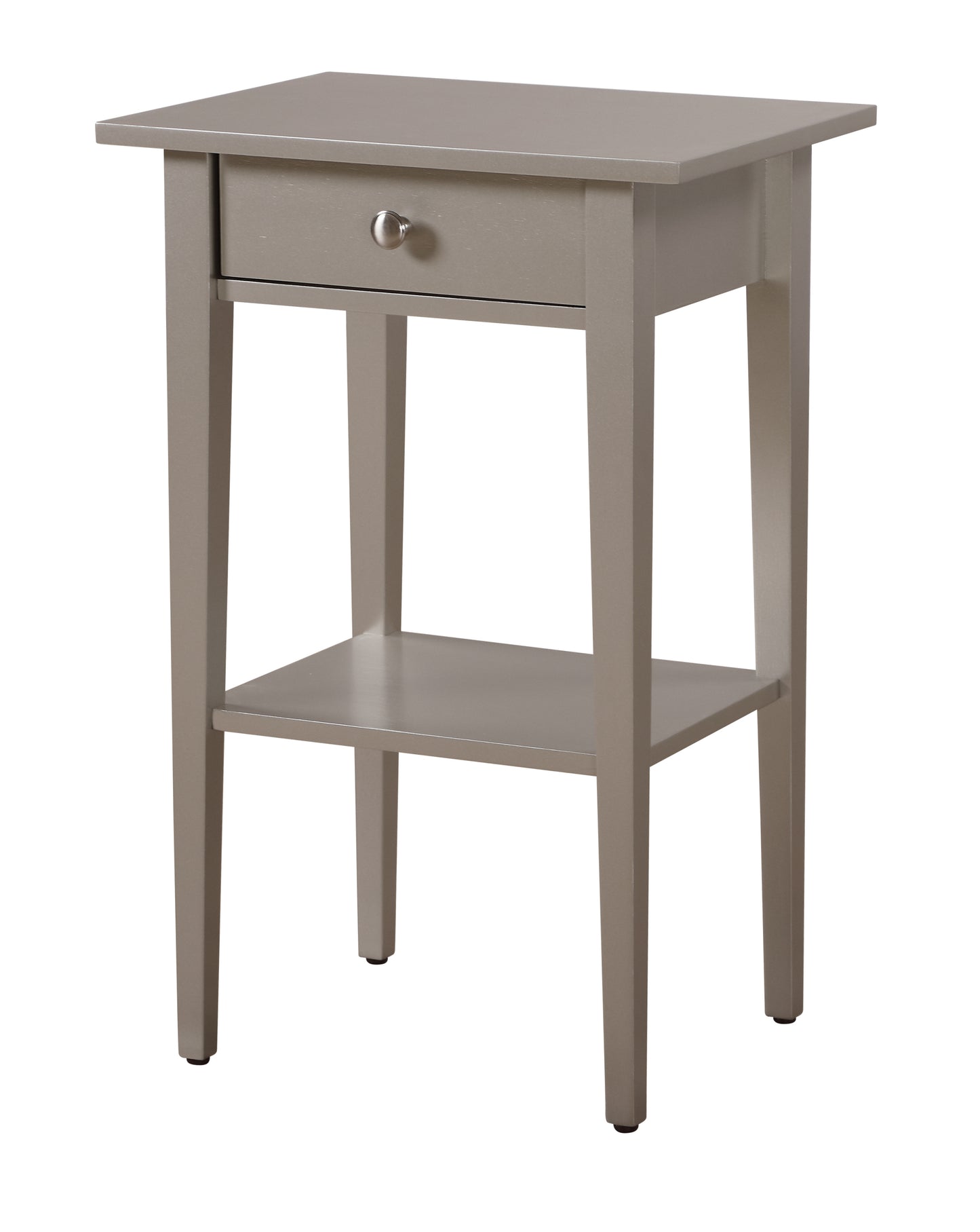 Dalton G034-N Nightstand , Silver Champagne