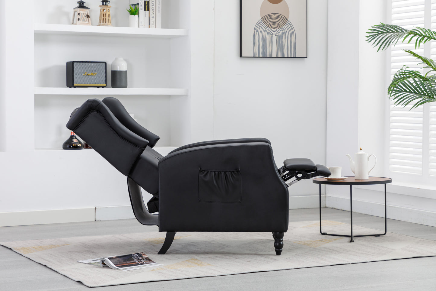 COOLMORE Modern Recliner Chair with Adjustable Functionality for Leisure and Comfort