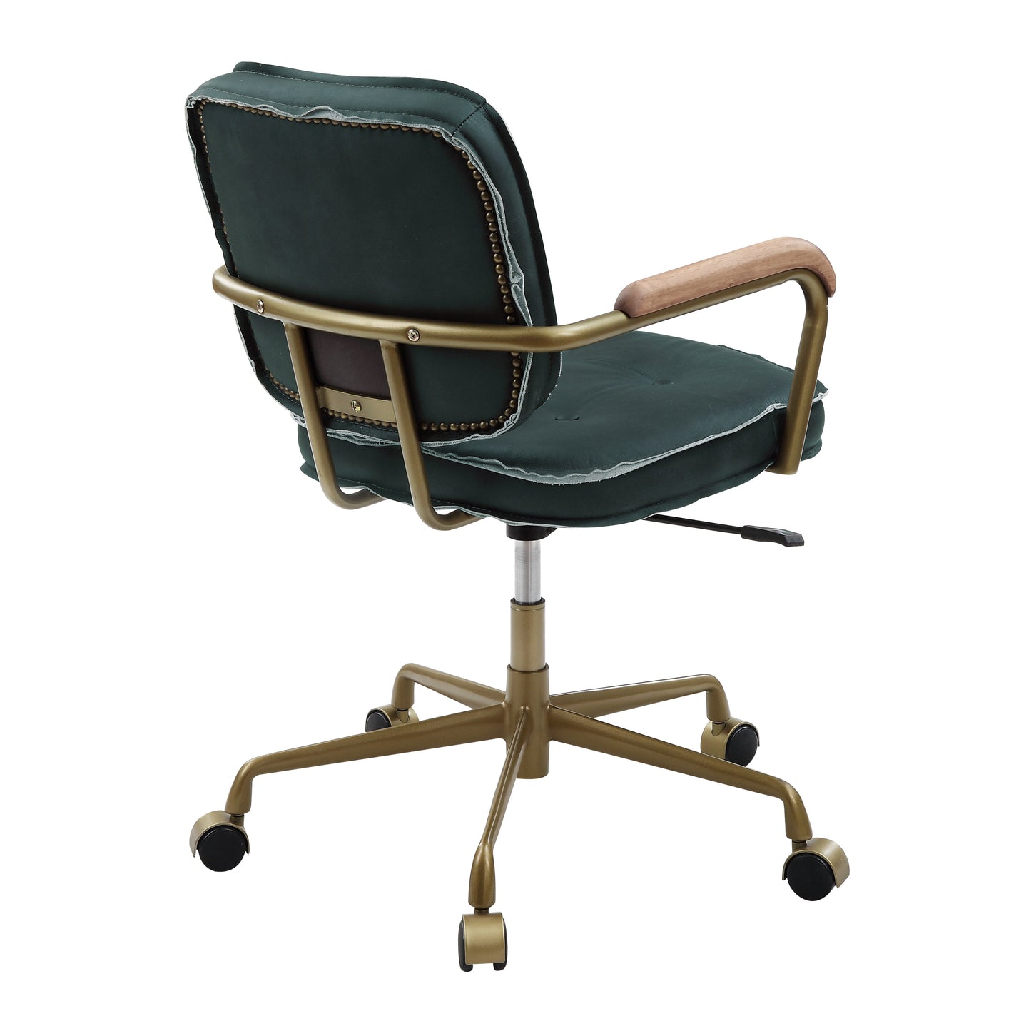 Siecross Office Chair, Emerald Green Leather 93171