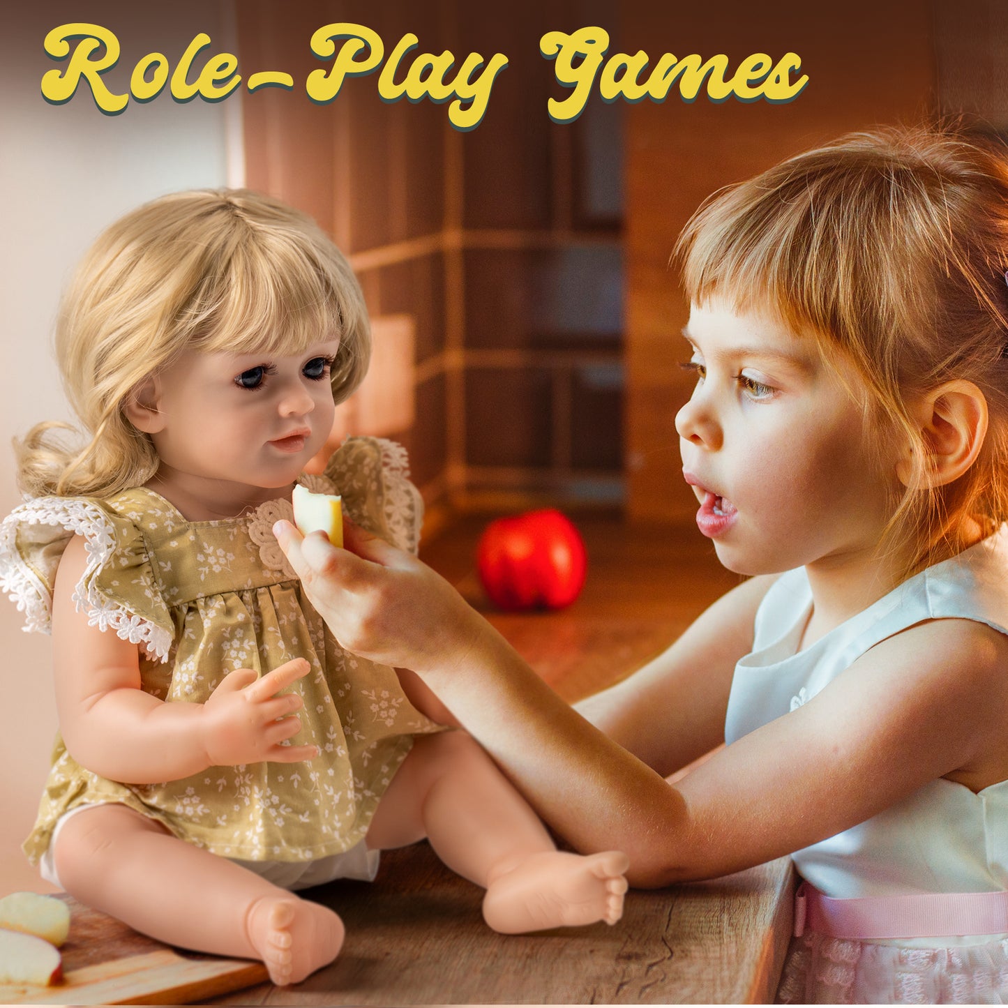 Lifelike Realistic Reborn Toddler Doll with Complete Ensemble