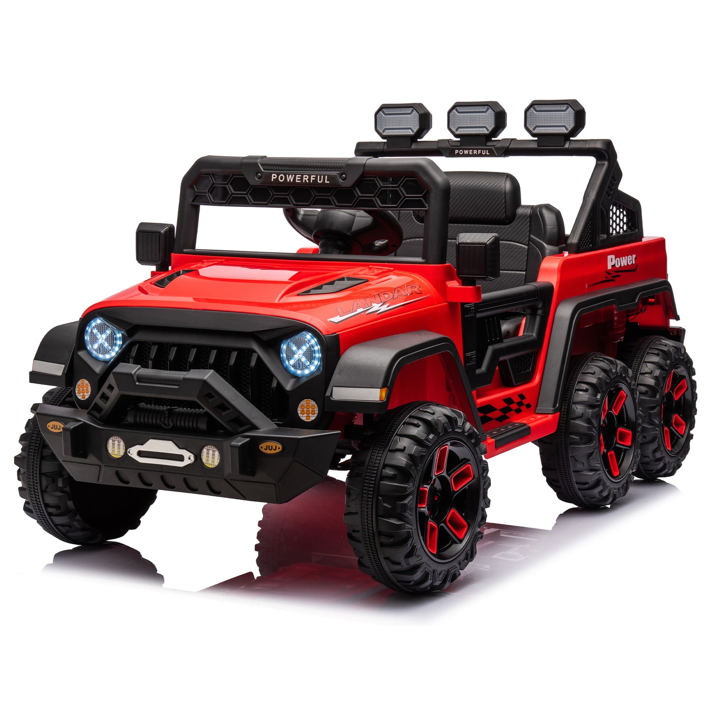 24V Ride On Large Pickup Truck Car for Kids with Remote Control and Bluetooth Music