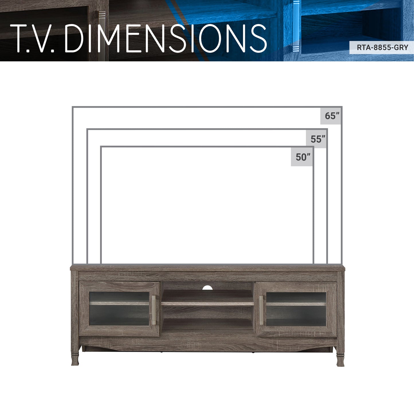 Driftwood Grey TV Stand