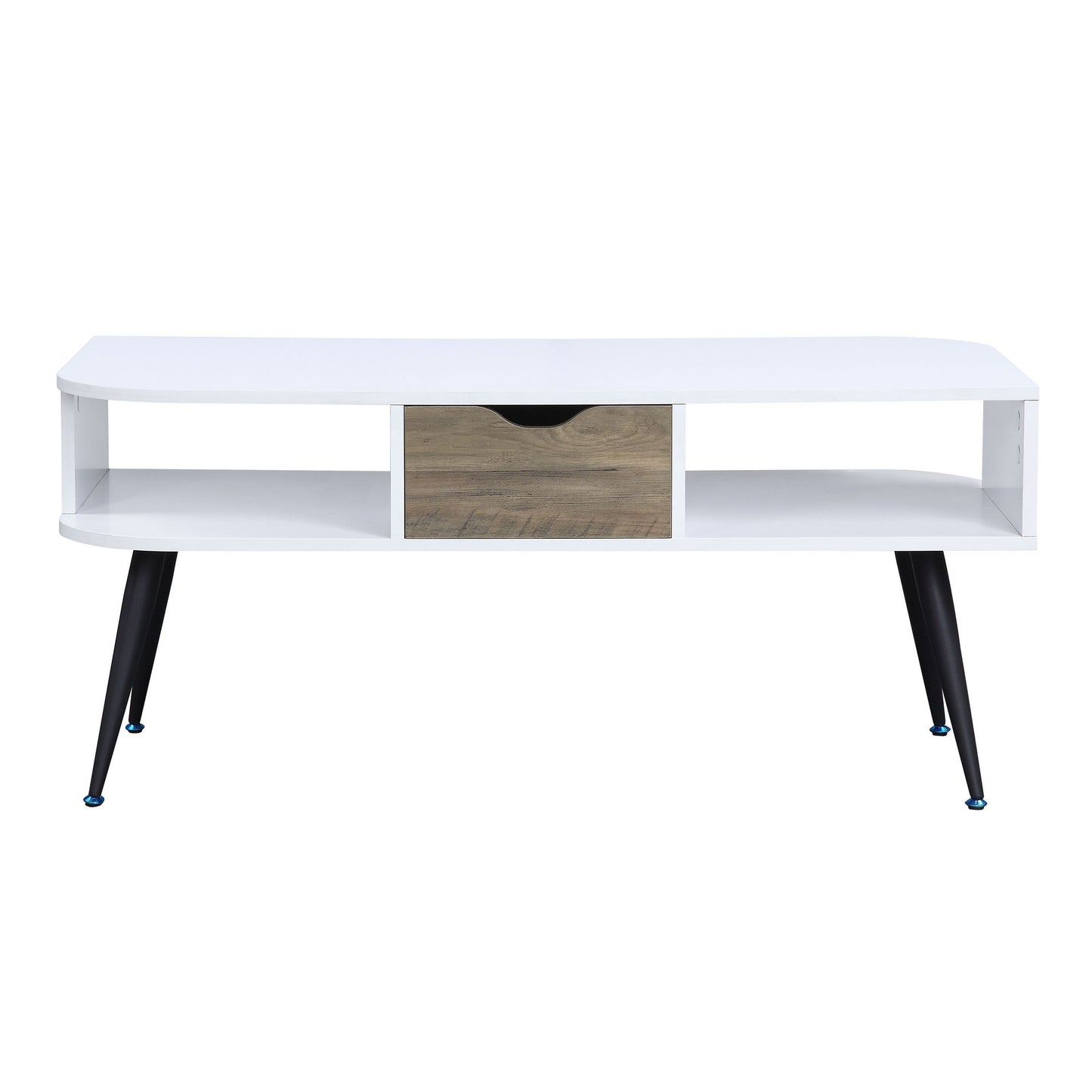 Versatile Halima Coffee Table in White & Black Finish LV00322