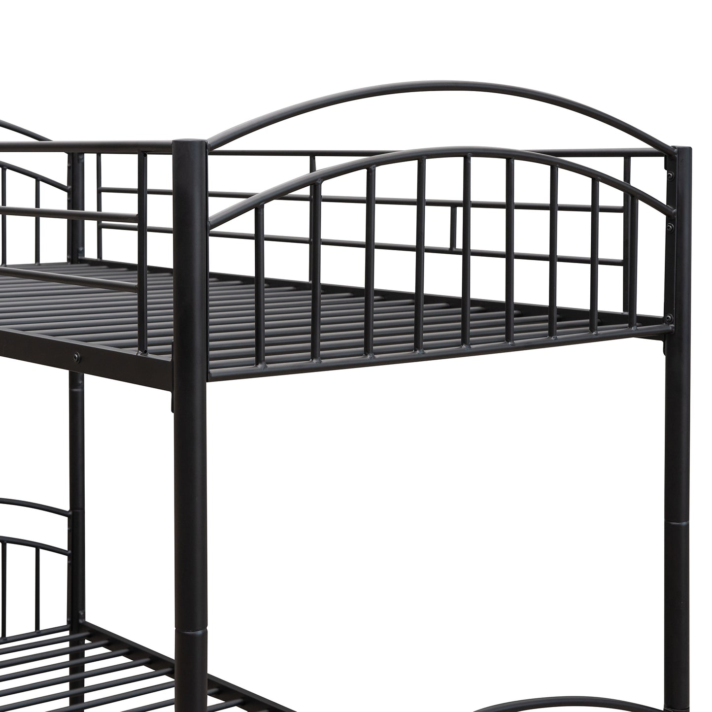 Manhattan Steel Twin Bunk Bed Set (Black)