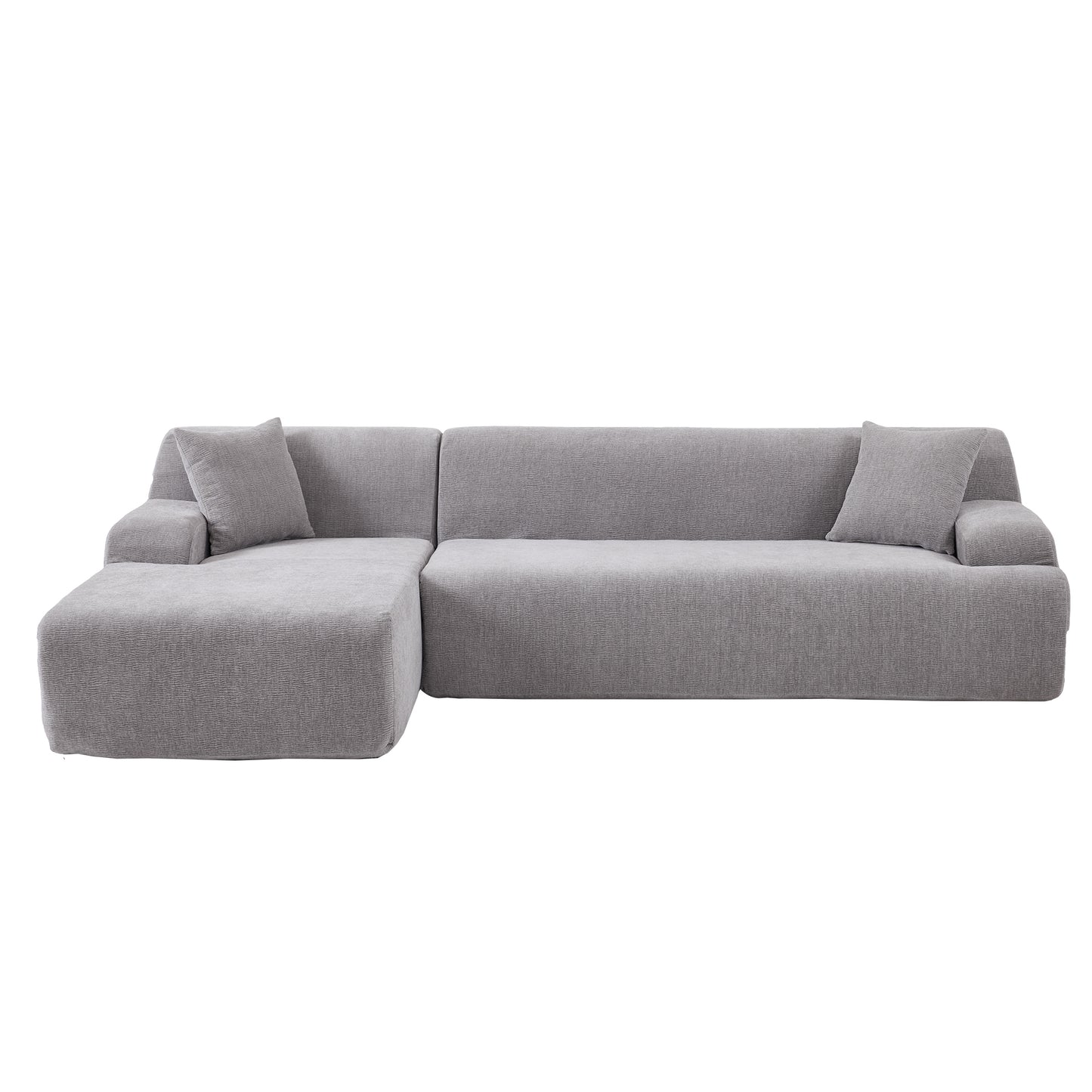 U_Style Modern Large L-Shape Modular Sectional Sofa for Living Room,  Bedroom, Salon, 2  Piece Free Combination, Simplified Style