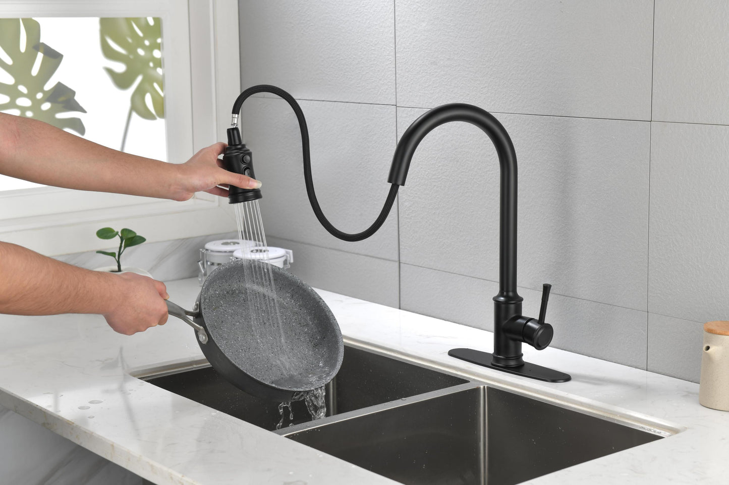 Touch Kitchen Faucet with Pull Down Sprayer