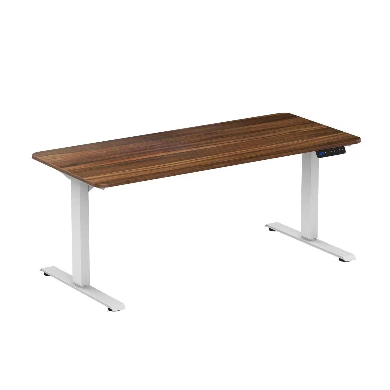 28x55-inch Walnut Finished MDF Desktop Tabletop