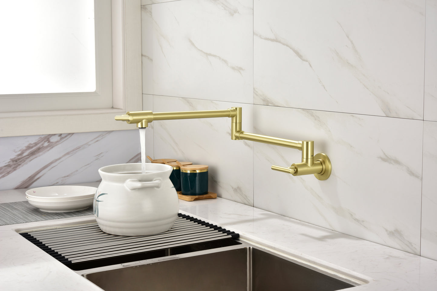 Pot Filler Faucet Wall Mount