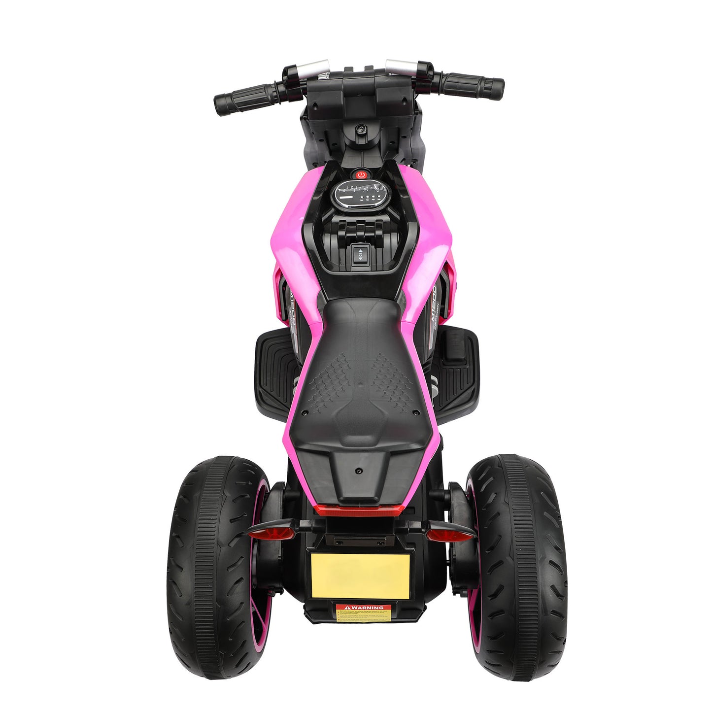 12V Kids Electric Motorbike with Horns and LED Lights, Gift for Kids 3-8 Years, Rosy