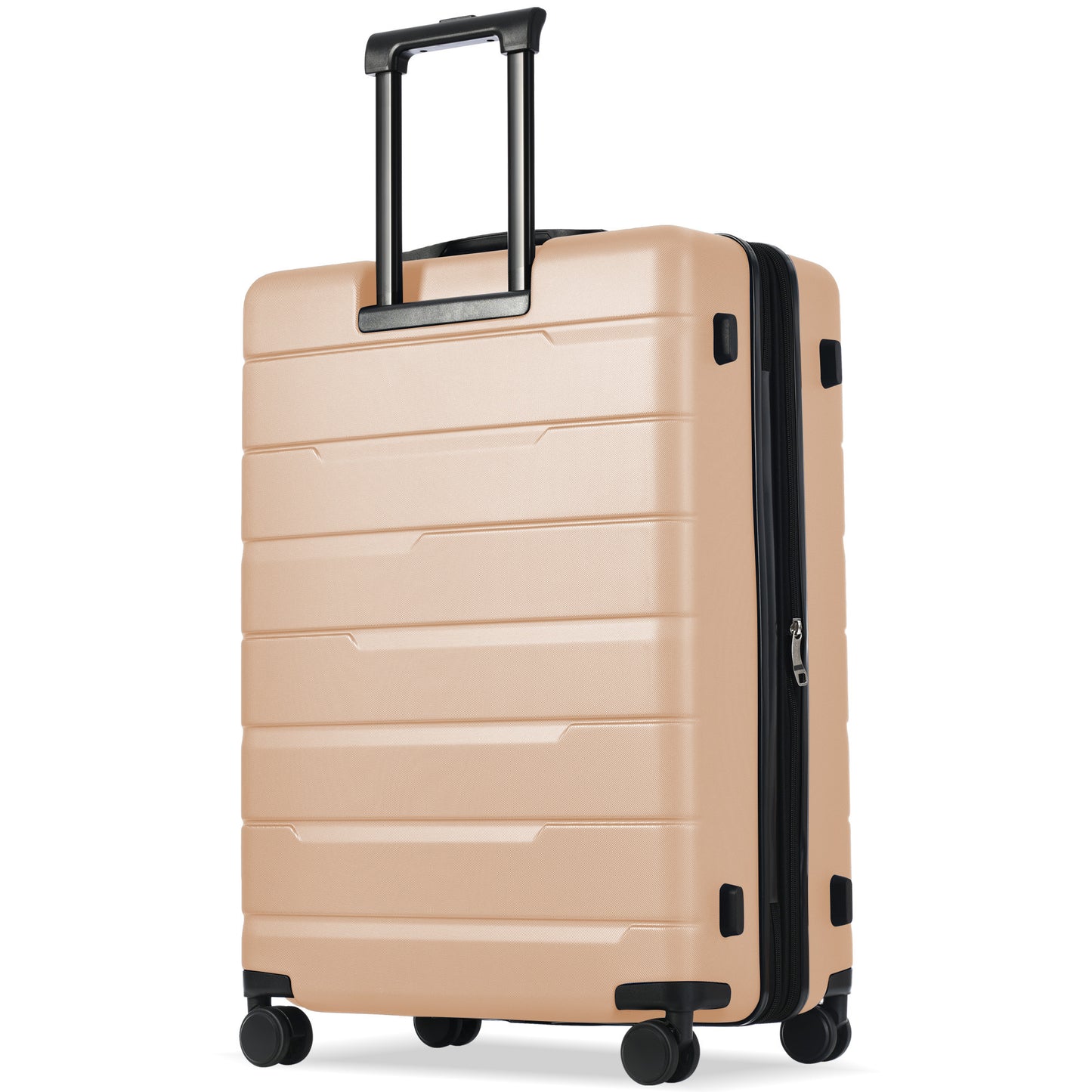 Luggage Sets 3 Piece Suitcase Set 20/24/28,Carry on Luggage Airline Approved,Hard Case with Spinner Wheels,Champagne