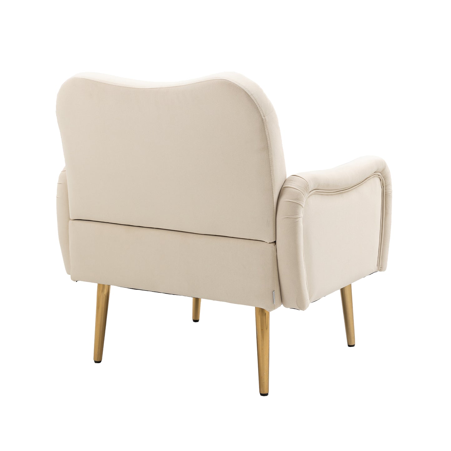 Velvet Chair , Accent  chair/ Living room lesiure chair with metal feet