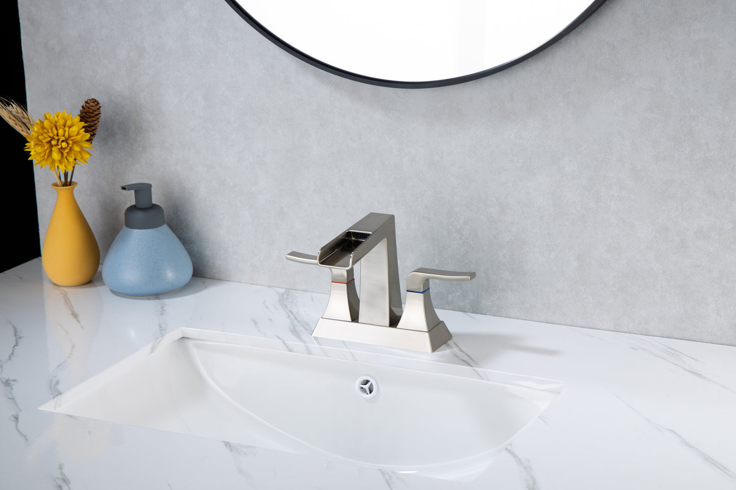 Enhance Your Bathroom with a Brushed Nickel 2-Handle Lavatory Faucet