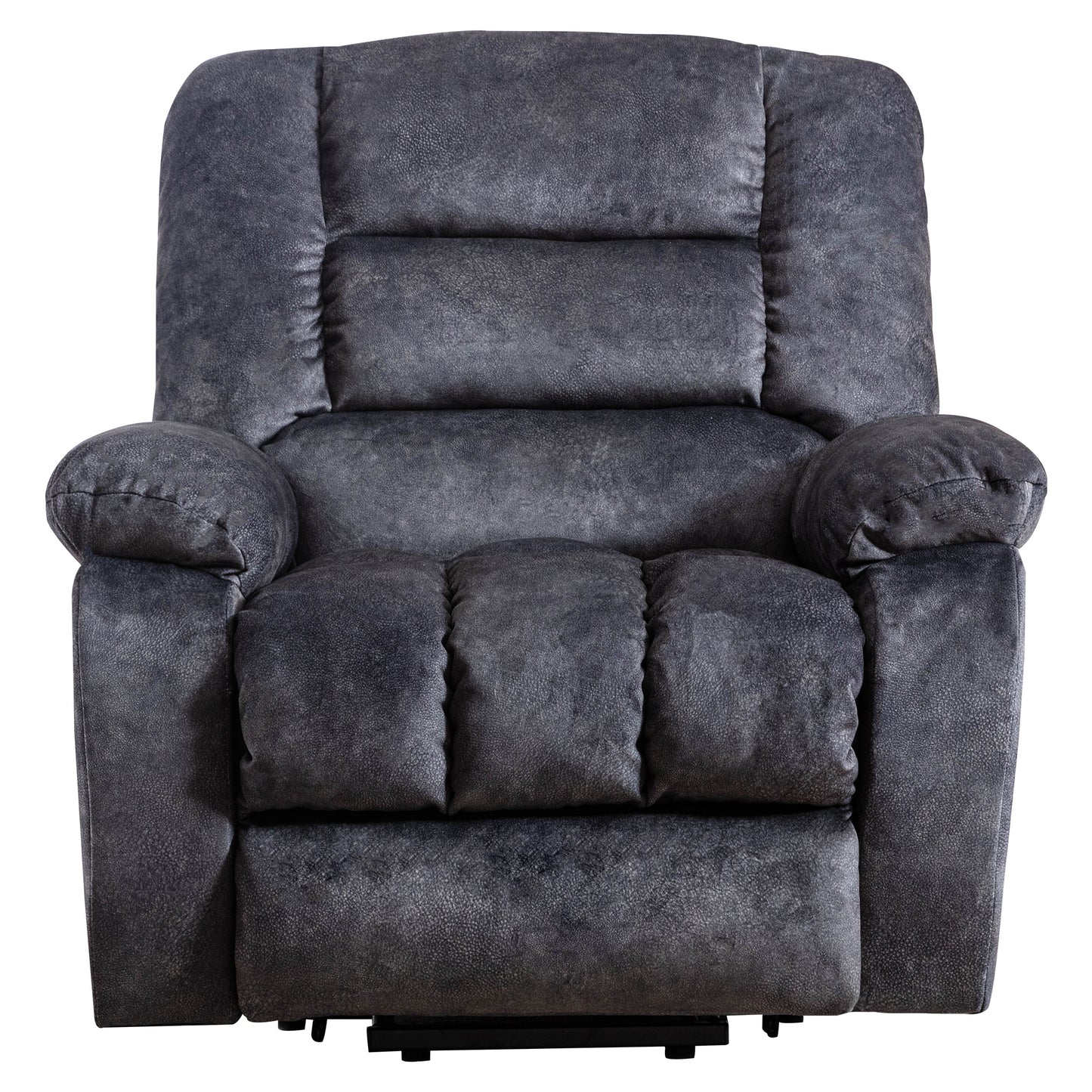 Comfort Plus Electric Recliner Chair with Heat Therapy, Massage, and Lift Mechanism for Seniors, Heavy-Duty, Gray