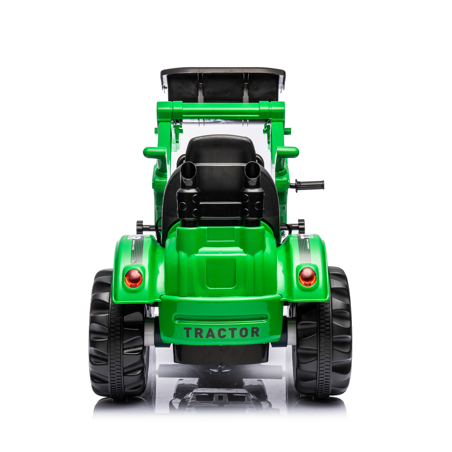 Green Kids Ride on Excavator with 12V Battery Power