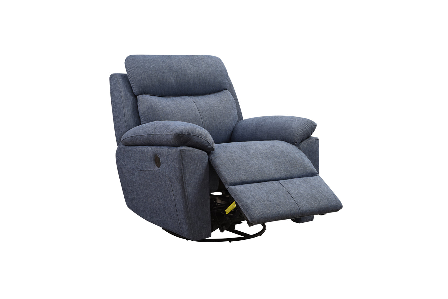 Electric Blue Power Recliner Chair with USB Charging Port