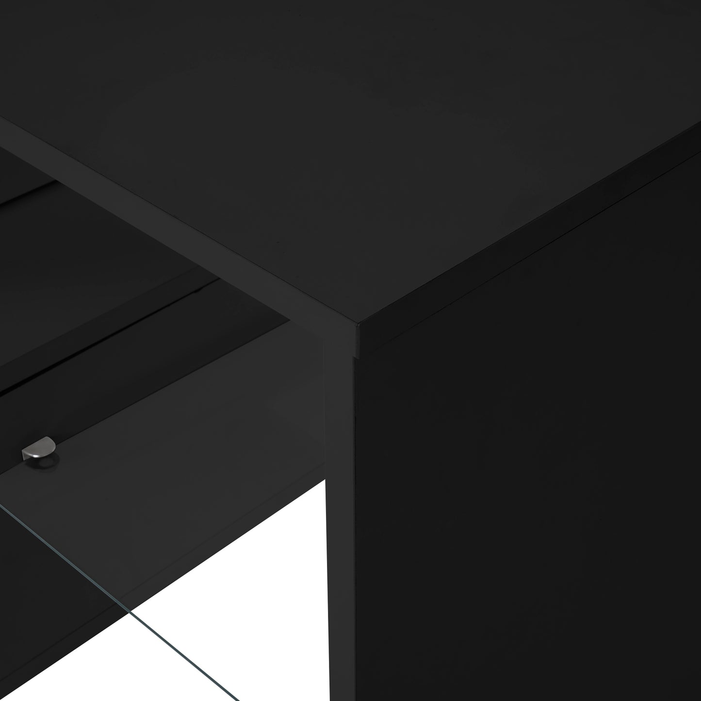 Sleek LED TV Stand with Drawer, Color-Changing Lights, and Modern Design