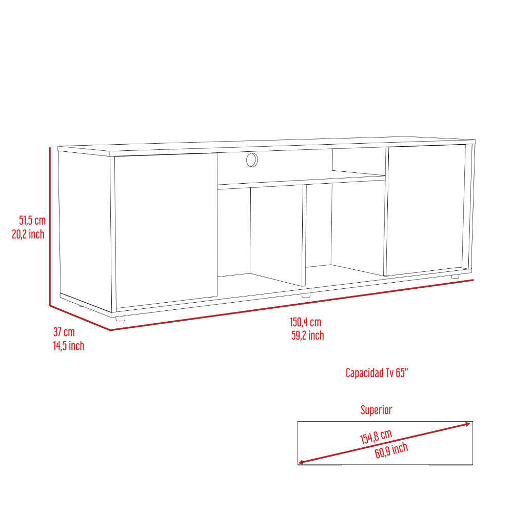 Capistrano Elegant 7-Shelf Multimedia and Liquor Cabinet Set in Black and Espresso