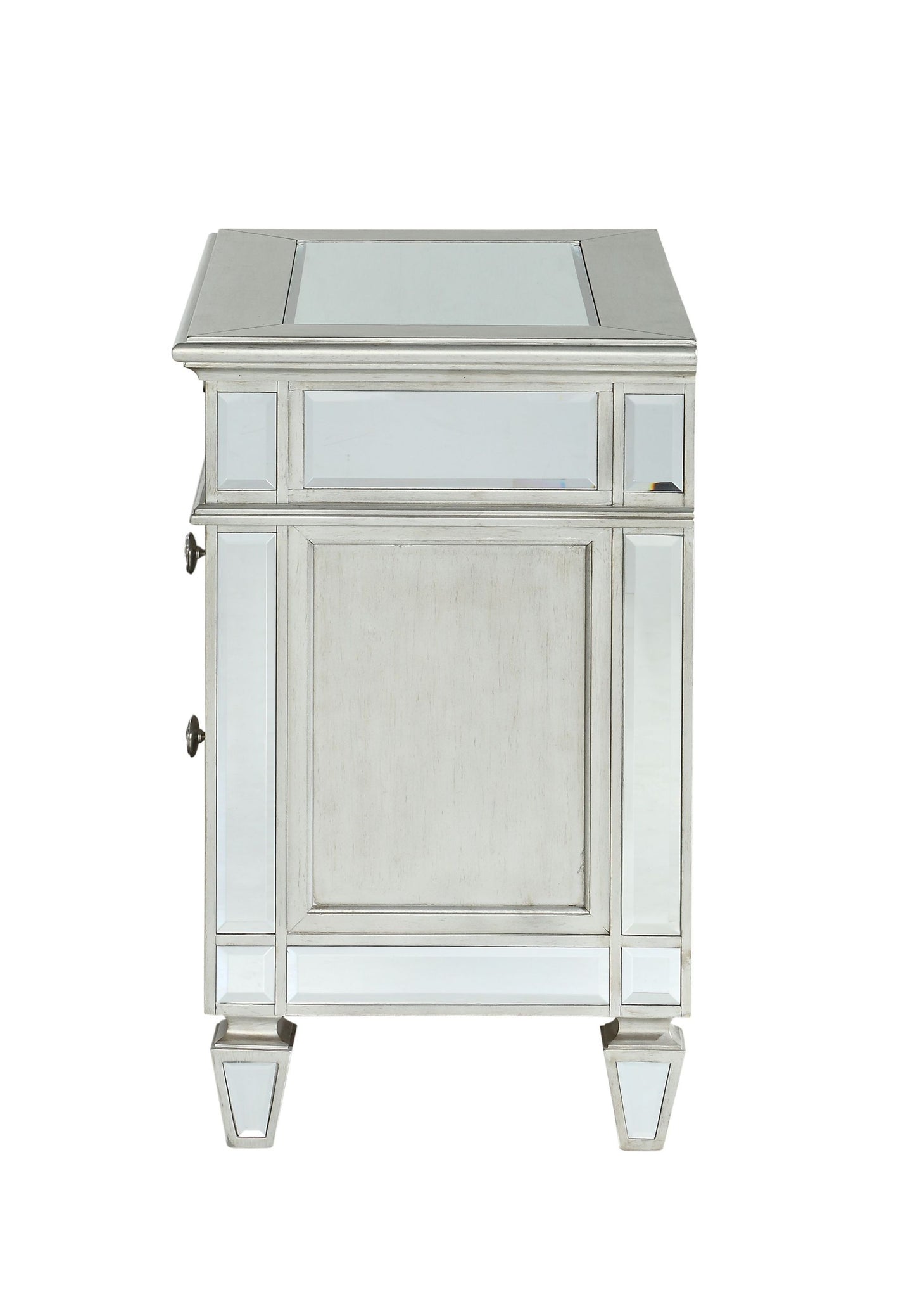 Varian Nightstand in Mirrored 26153