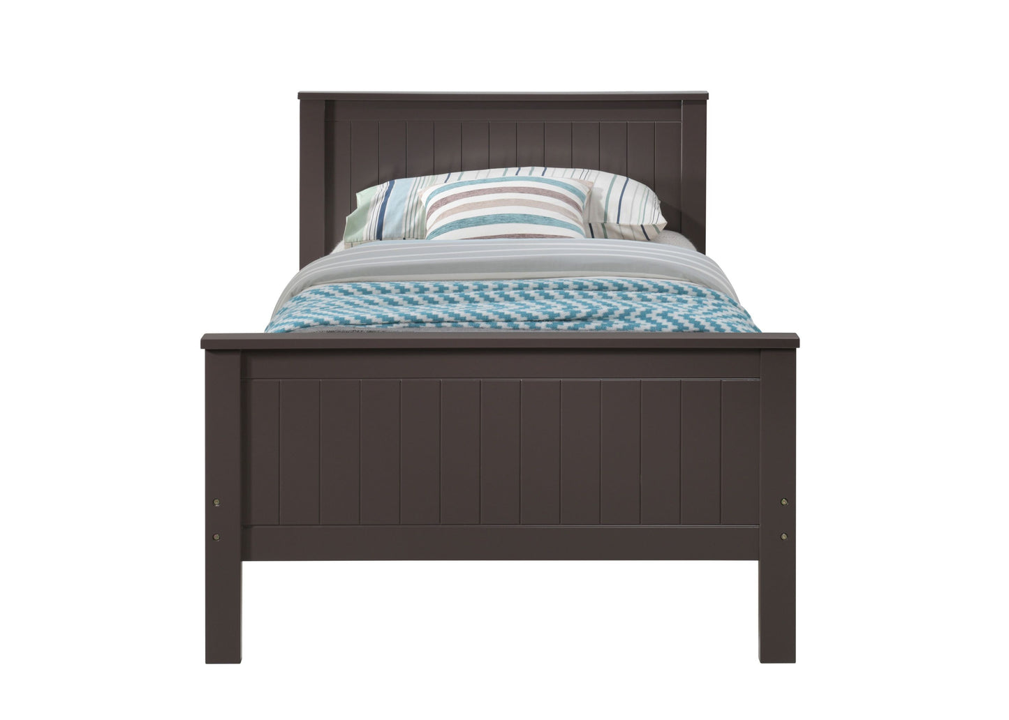 Bungalow Twin Bed, Chocolate Finish BD00494