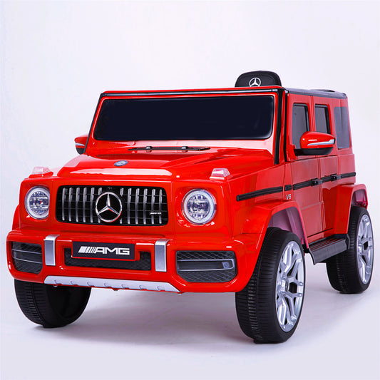 licensed Mercedes-Benz G63 Kids Ride On Car,kids Electric Car with Remote Control   12V licensed children car Motorized Vehicles  for   Girls,Boys,gift  , Music, Horn, Spring Suspension, Safety Lock