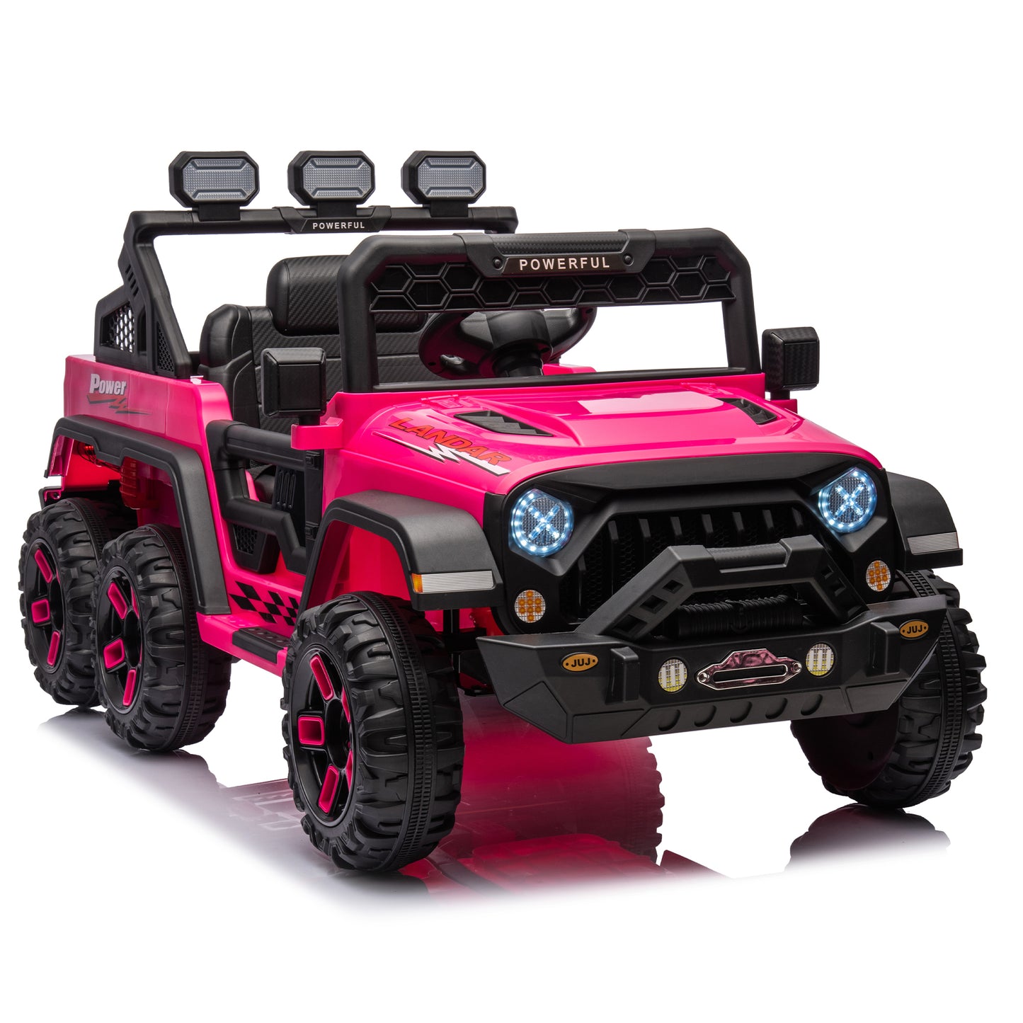 24V Ride On Large Pickup Truck Car for Kids with Remote Control and Bluetooth Music