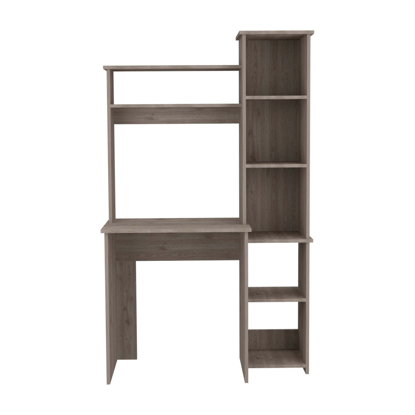 Gray Office Furniture Set with Dozza Bookcase and Aramis Desk