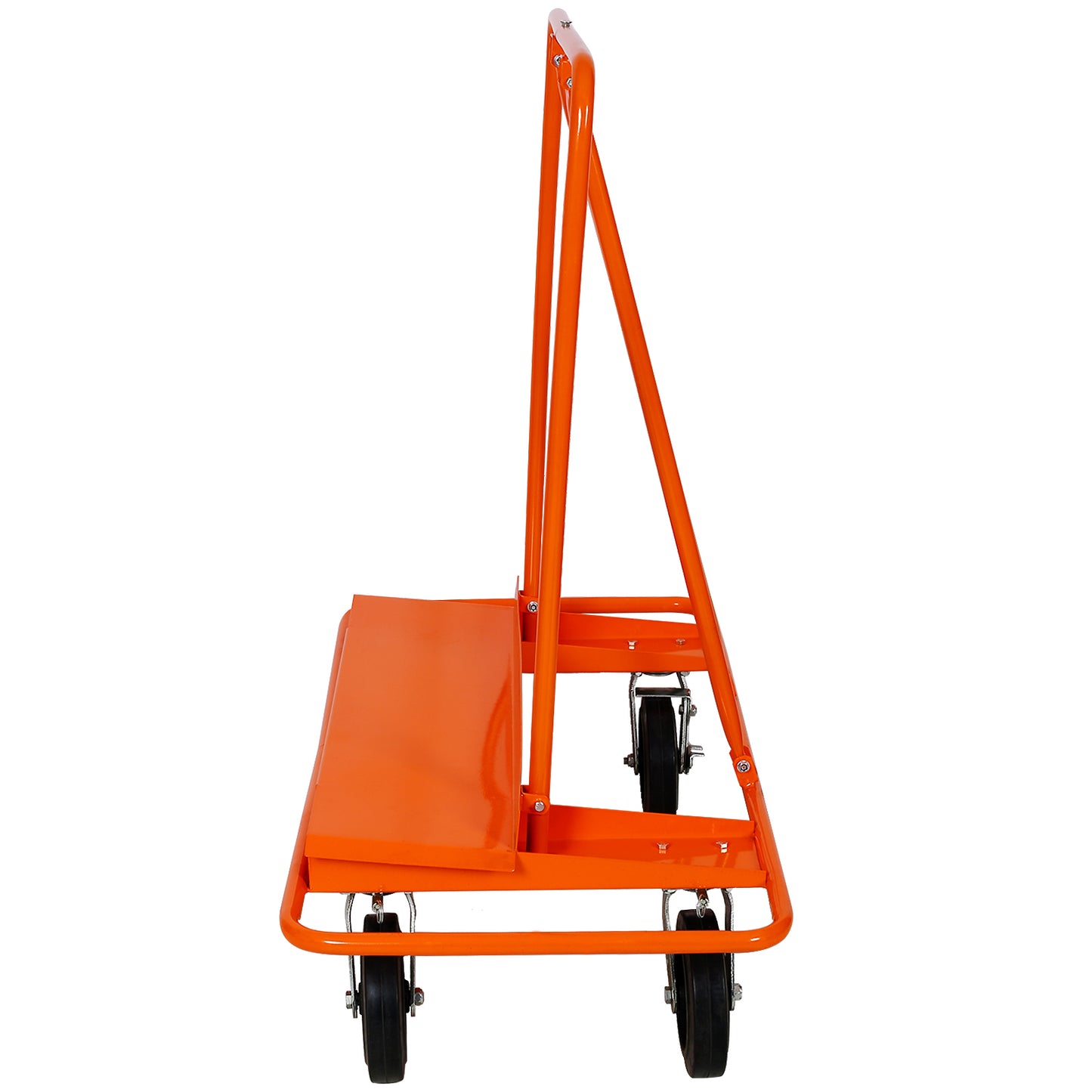 Heavy Duty Drywall Sheet Cart & Panel Dolly 2400lbs load capacity,panel service cart ,8" Black
Mold-On Rubber Wheels