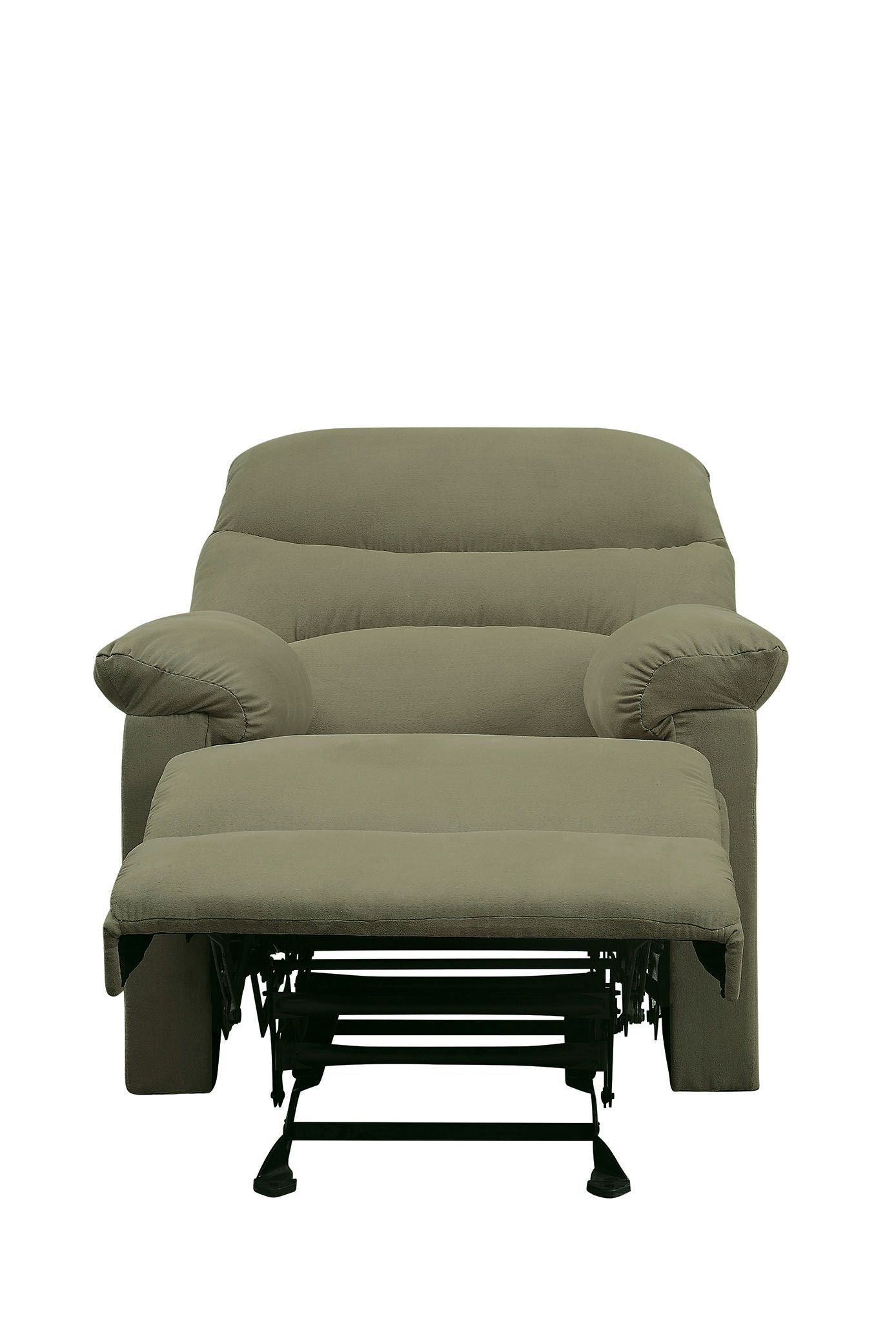 Arcadia Sage Microfiber Recliner with Motion Function