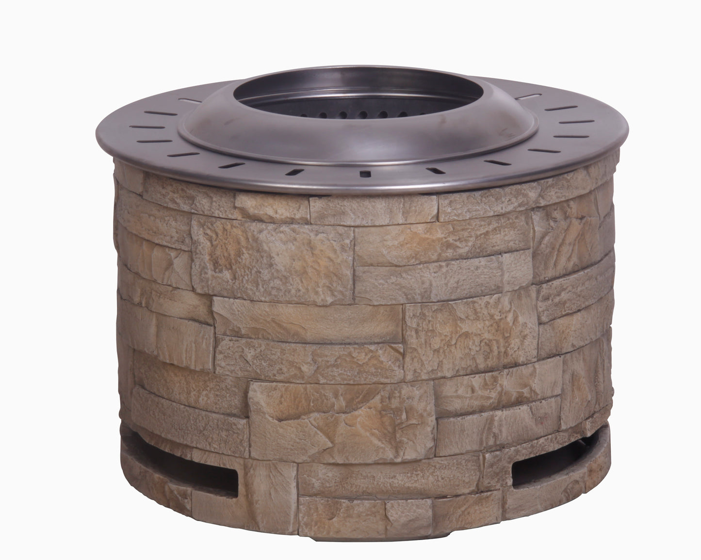 Smokeless Outdoor Firepit with Versatile Fuel Options