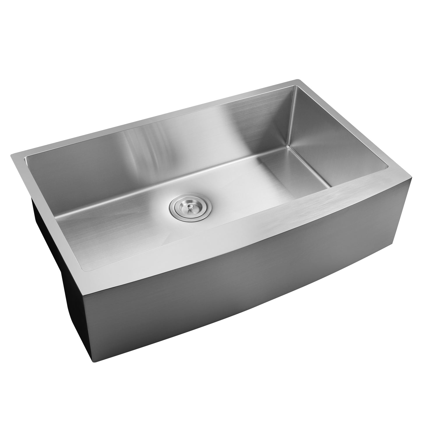 33-inch Premium Stainless Steel Farmhouse Kitchen Sink, Single Bowl 18 Gauge