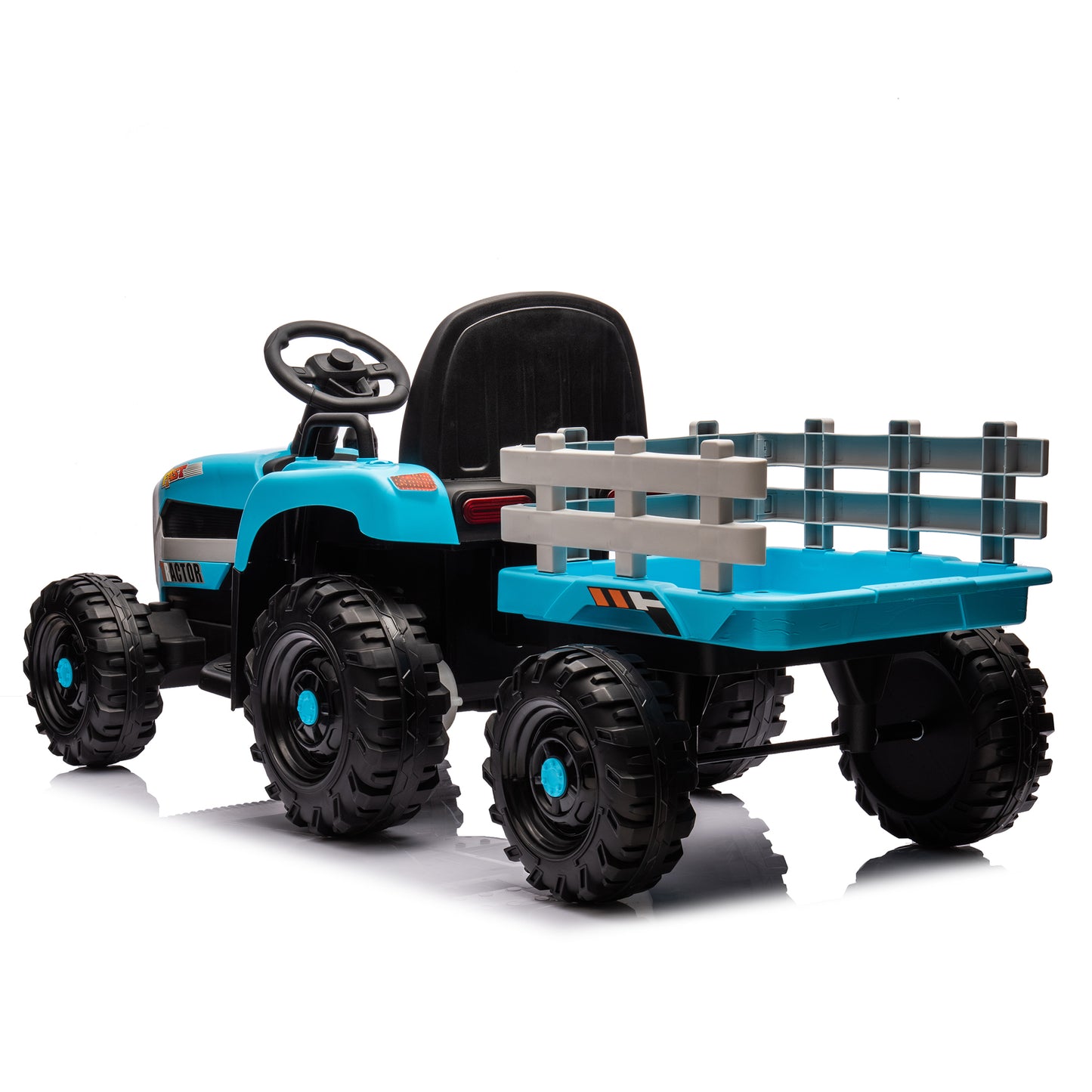 Electric Tractor Ride-On Toy with Remote Control and Luxury Features