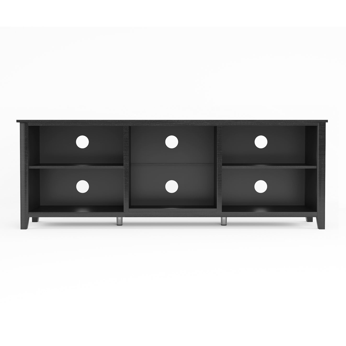 Traditional TV Stand with Spacious Storage and Durable Build