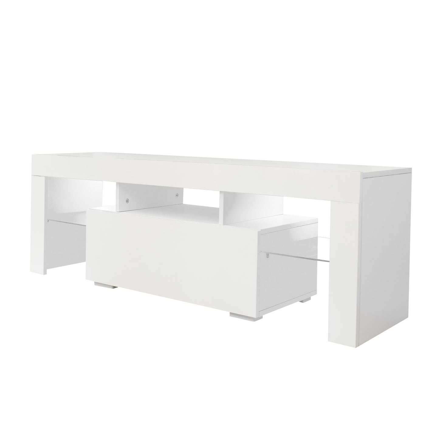 Modern LED Entertainment TV Stand with Elegant Design