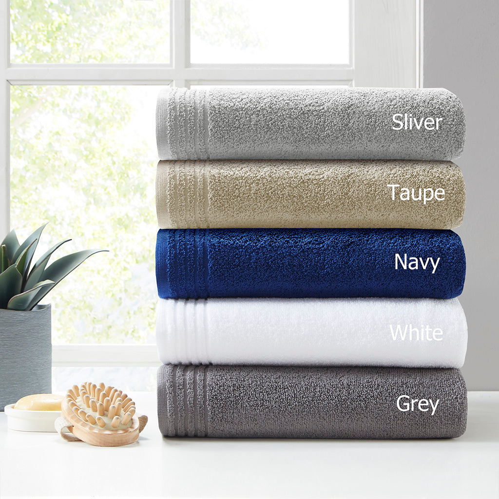 Quick-Dry 100% Cotton 12-Piece Bathroom Towel Bundle