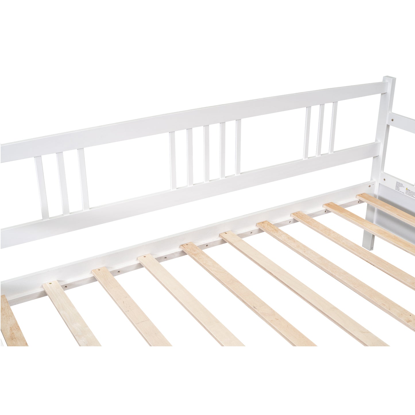 Twin Size Daybed Wood Bed with Two Drawers,White(OLD SKU:LP000057AAK)