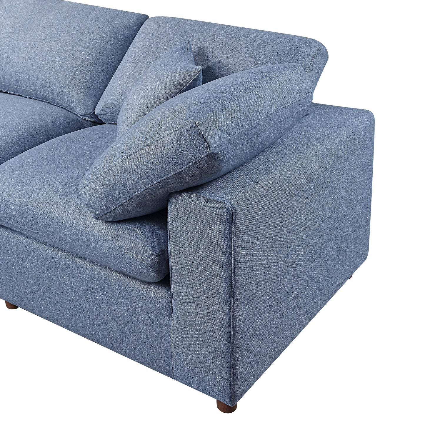 Blue Modern Modular Sectional Sofa Set with Self-customization Design